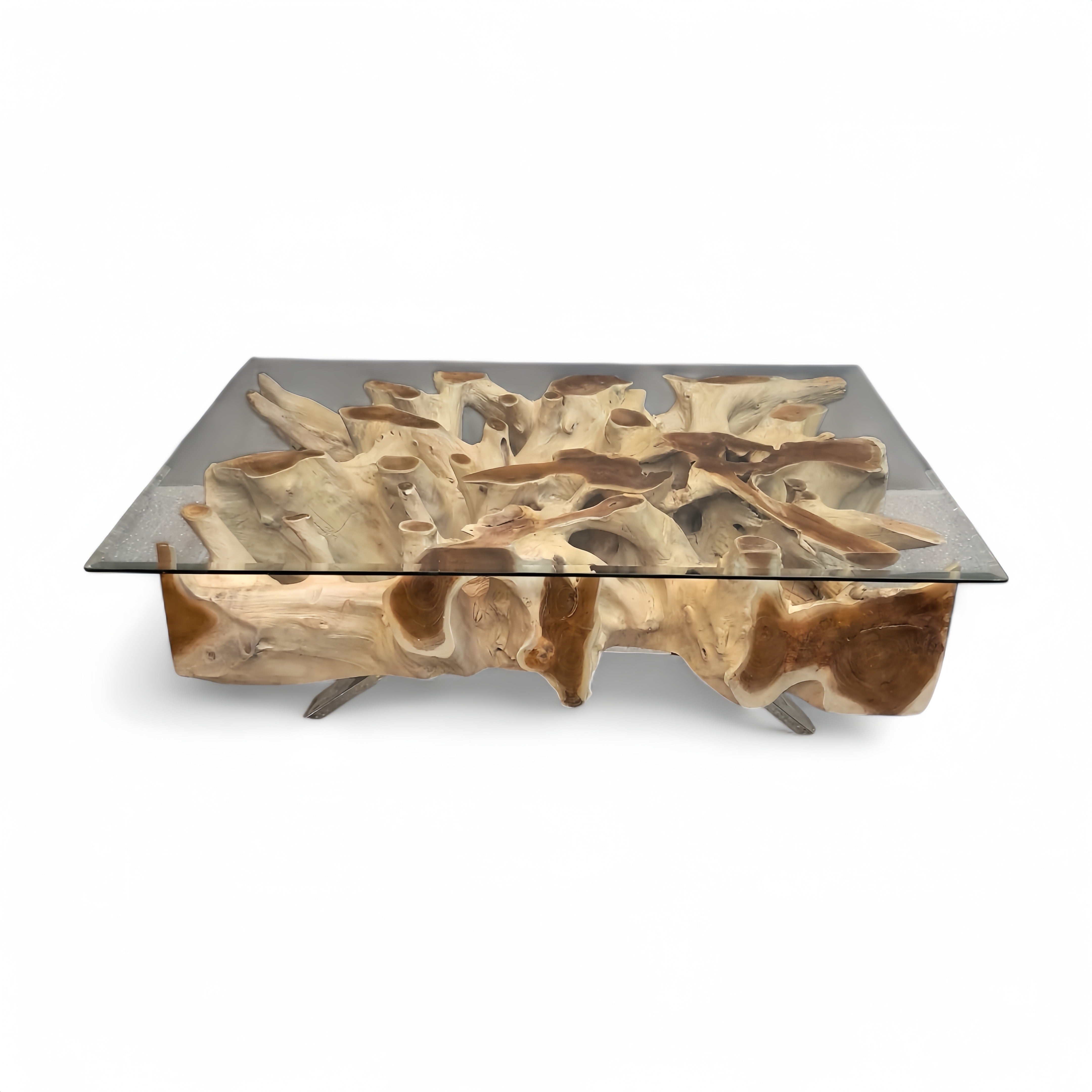 WO.25 Sculptural Teak Root Coffee Table