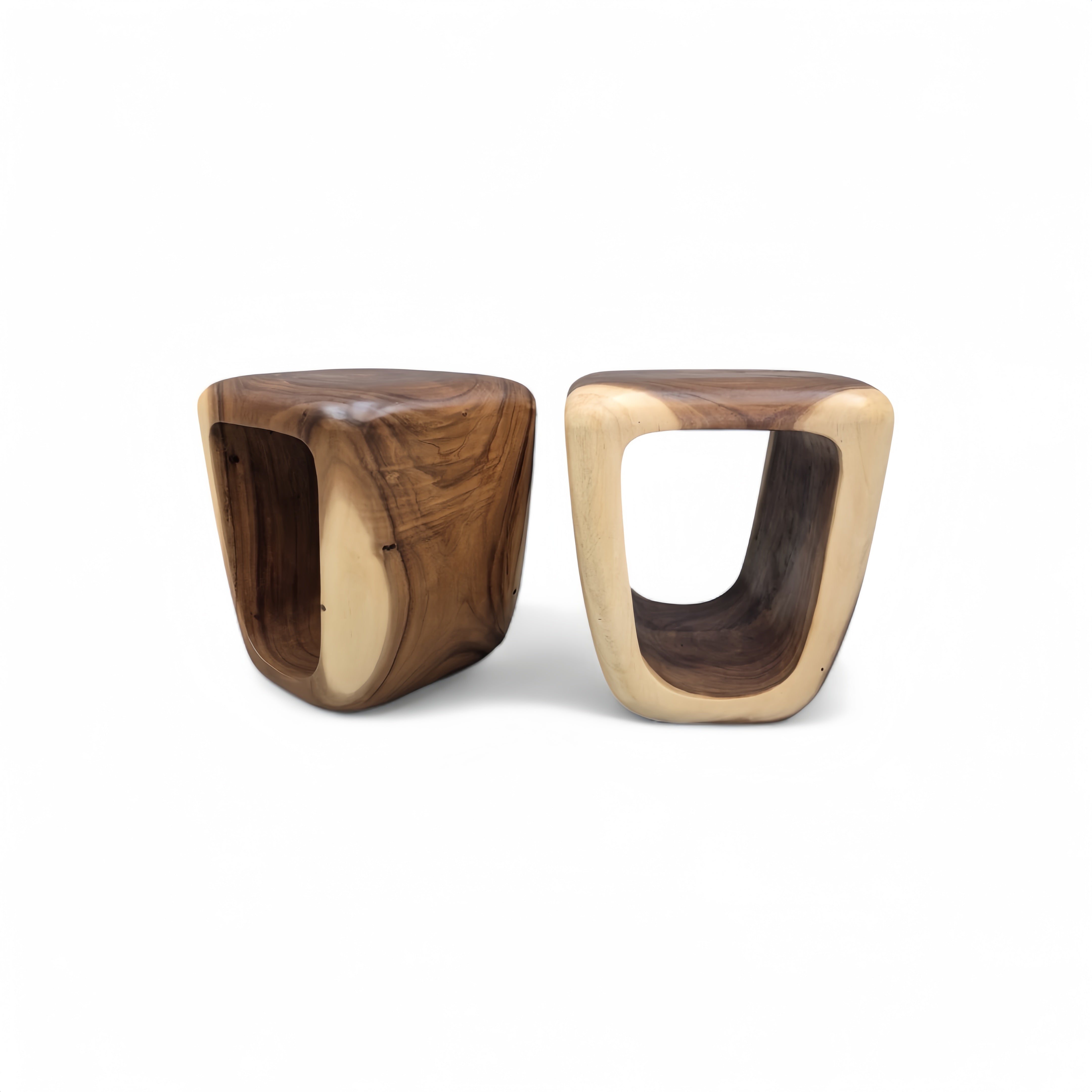 WO.50 Solid Suar Wood Twin Tables